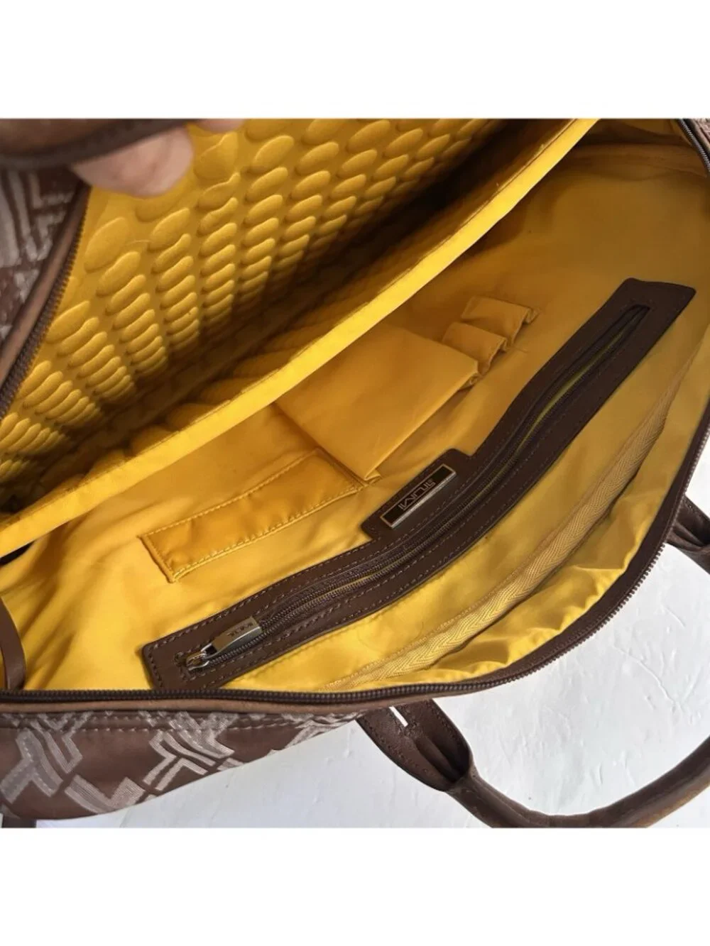 Tumi brown signature